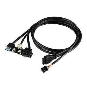 پورت جلوی کیس سیلورستون Type-A + Type-C + Audio + MIC SilverStone G11313530-RT Internal USB Type-A Type-C Audio Connector