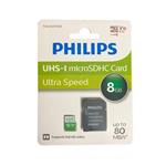 Philips FM8MP65B UHS-I U3 Class 10 microSDXC With SD Adapter ۸GB