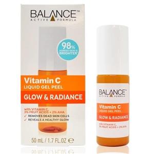 ژل پیلینگ ویتامین سی بالانس Balance 50ml Liquid Gel Peel Vitamin C 