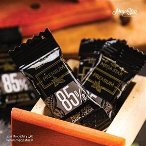 شکلات تلخ 85 درصد مگا استار - 1000 گرم