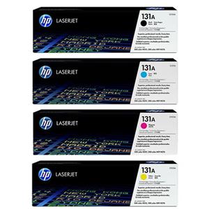 ست 4 رنگ کارتریج تونر لیزر رنگی  HP 131A شرکتی 