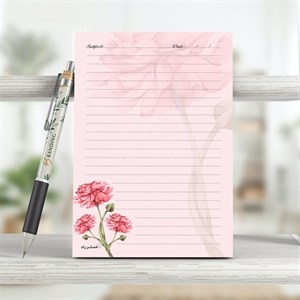 دفترچه یادداشت مستر راد طرح گل کد 1449 بسته 50 عددی