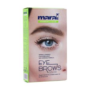 رنگ ابرو مارال شماره 6 حجم 15 میلی لیتر رنگ بلوند شکلاتی