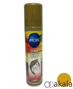 اسپری رنگ  مو سورا آمور کد 3 حجم 150 میلی لیتر رنگ طلایی