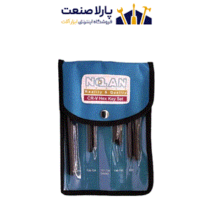 مجموعه 9 عددی آچار آلن ستاره ای نولان مدل CR-VH