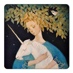 مگنت طرح دختر و تک شاخ کد wmg1915