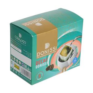 قهوه دمی چکه ای Decaf دونیسی بسته 6 عددی
