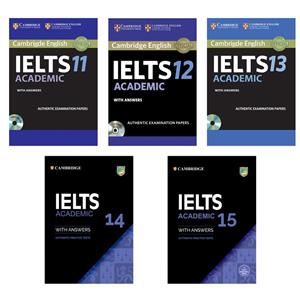 کتاب Cambridge IELTS Academic اثر جمعی از نویسندگان انتشارات هدف نوین جلد 11 تا 15 