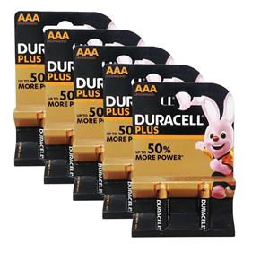 باتری نیم قلمی دوراسل مدل PLUS LR3 بسته 10 عددی Duracell AAA Battery Pack Of 