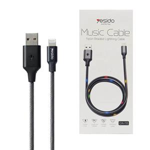 کابل تبدیل USB به لایتنینگ یسیدو مدل CA-T6 طول ۱.۲ متر