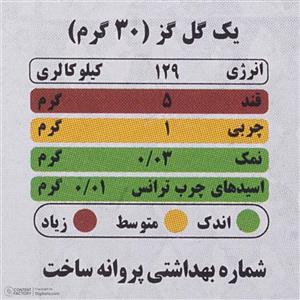 گز آردی 28 درصد مخلوط پسته و بادام گز کرمانی - 250 گرم