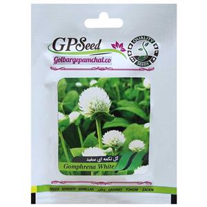 بذر گل تکمه ای سفید گلبرگ پامچال کد GPF-264 