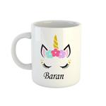 ماگ طرح اسم باران مدل unicorn کد 23