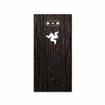MAHOOT Dark-Gold-Stripes-Wood Cover Sticker for Razer Phone 2