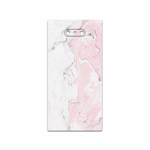 برچسب پوششی ماهوت مدل Blanco-Pink-Marble مناسب برای گوشی موبایل ریزر Phone 2 MAHOOT Cover Sticker for Razer 