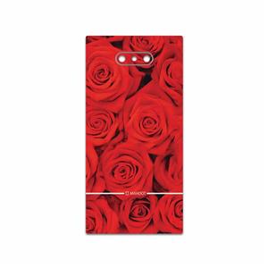 برچسب پوششی ماهوت مدل Red-Flower مناسب برای گوشی موبایل ریزر Phone 2 MAHOOT Cover Sticker for Razer 