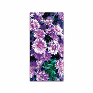 برچسب پوششی ماهوت مدل Purple-Flower مناسب برای گوشی موبایل ریزر Phone 2 MAHOOT Cover Sticker for Razer 