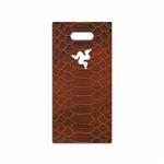 MAHOOT Brown-Snake-Leather Cover Sticker for Razer Phone 2