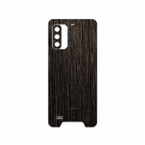 برچسب پوششی ماهوت مدل Dark Gold Stripes Wood مناسب برای گوشی موبایل یولفون Armor 7 MAHOOT Cover Sticker for Ulefone 