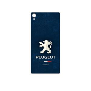 برچسب پوششی ماهوت مدل Peugeot-Logo مناسب برای گوشی موبایل سونی Xperia Z3 MAHOOT Peugeot-Logo Cover Sticker for Sony Xperia Z3