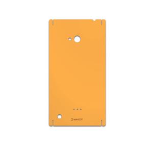 برچسب پوششی ماهوت مدل Matte-Orange مناسب برای گوشی موبایل نوکیا Lumia 720 MAHOOT Matte-Orange Cover Sticker for Nokia Lumia 720