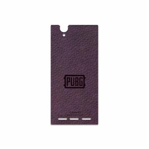 برچسب پوششی ماهوت مدل PL-PUBG مناسب برای گوشی موبایل سونی Xperia T2 Ultra MAHOOT PL-PUBG Cover Sticker for Sony Xperia T2 Ultra
