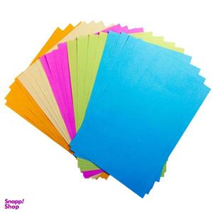 کاغذ رنگی A4 کپی مکس مدل S002 بسته 50 عددی