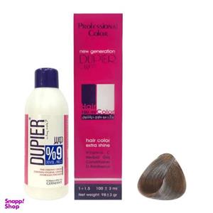 کیت رنگ مو دوپیر شماره 8.27 حجم 100 میلی لیتر رنگ شکلاتی دودی روشن