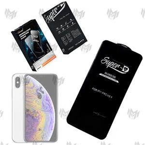 محافظ صفحه نمایش مدل SUPER-D مناسب برای گوشی موبایل اپل iPhone XS
