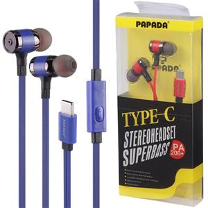 هندزفری Papada PA200  Type-C