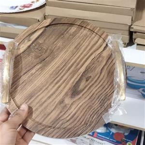سینی سرو مدل دایره چوبی