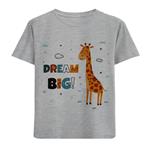 تی شرت آستین کوتاه بچگانه مدل Dream big F233