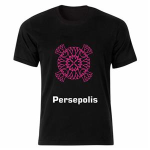 تیشرت آستین کوتاه مردانه مدل گل انار طرح پرسپولیس کد tm535