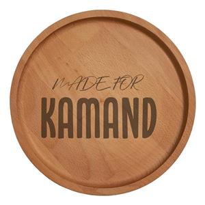 بشقاب چوبی مدل کمند