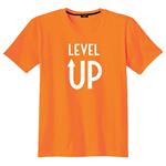 تیشرت آستین کوتاه مردانه مدل LEVEL UP کد 1874