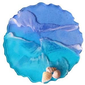 زیر لیوانی مدل دریا و صدف