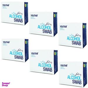 پد الکلی یوتاب مدل Antiseptic 6 مجموعه 6 عددی