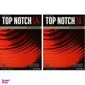 کتاب Top Notch 1 Third Edition اثر Joan Saslow and Allen Ascher انتشارات Pearson Longman دو جلدی