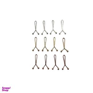 گیره روسری زنانه مدل ساده مجموعه ۱۲ عددی