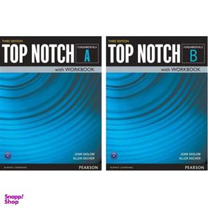 کتاب Top Notch Fundamentals Third Edition اثر Joan Saslow and Allen Ascher انتشارات Pearson دو جلدی