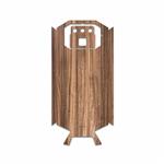 MAHOOT Light Walnut Wood Cover Sticker for Doogee S70