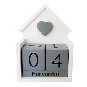 تقویم رومیزی مدل خانه