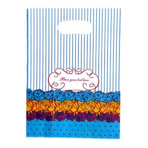 کیسه خرید طرح گل های رنگارنگ مدل PL بسته 50 عددی