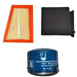 فیلتر روغن خودرو مدل  UV1 مناسب برای رنو ساندرو به همراه فیلتر هوا و فیلتر کابین