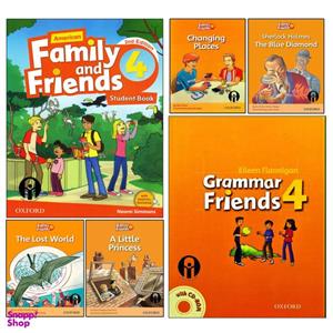 کتاب Family and Friends 4 اثر جمعی از نویسندگان انتشارات الوندپویان شش جلدی