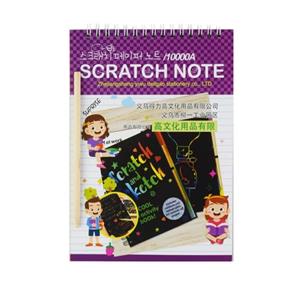 دفتر نقاشی مدل Scratch Note کد 1002 به همراه مداد