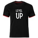 تیشرت آستین کوتاه مردانه مدل level up کد 2343