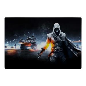 ماوس پد مخصوص بازی زیگ زاگ طرح assassin creed کد 4041