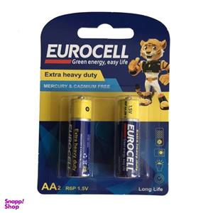 باتری قلمی یوروسل مدل Extra Heavy Duty بسته 2 عددی