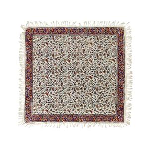 قلمکاری  رومیزی قلمکار عطریان طرح درهم بادامی کد G439 -